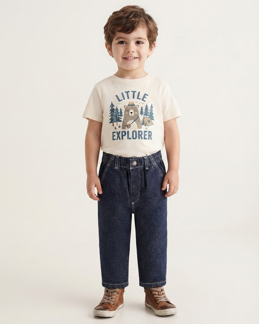 Dark Blue Raw Denim Pant