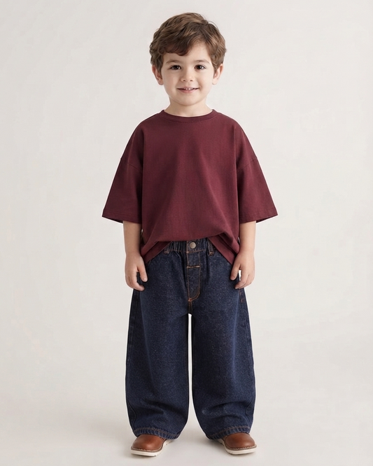 Wide Leg Indigo Jeans