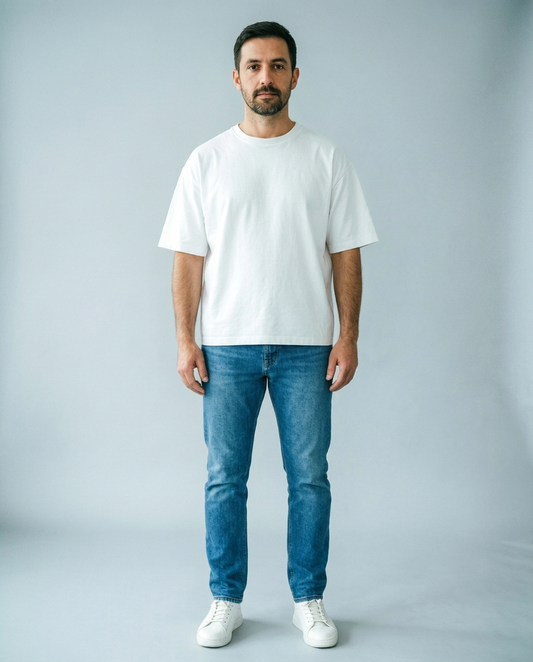 Medium Wash Regular Fit Jeans