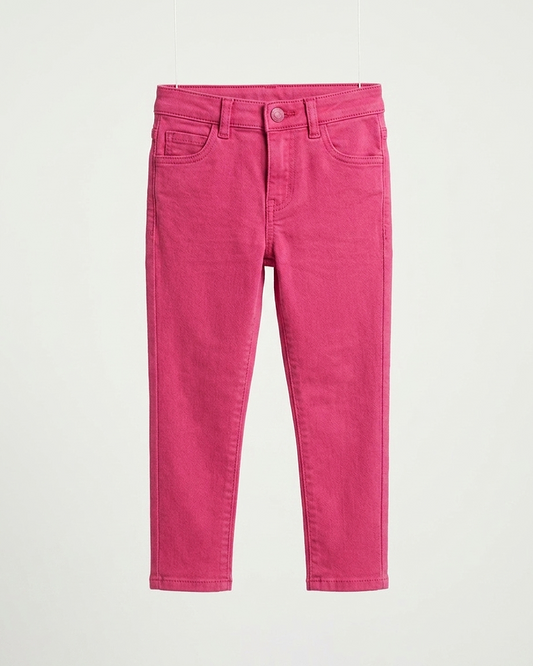 Fuchsia Skinny Jeans for Baby Girls