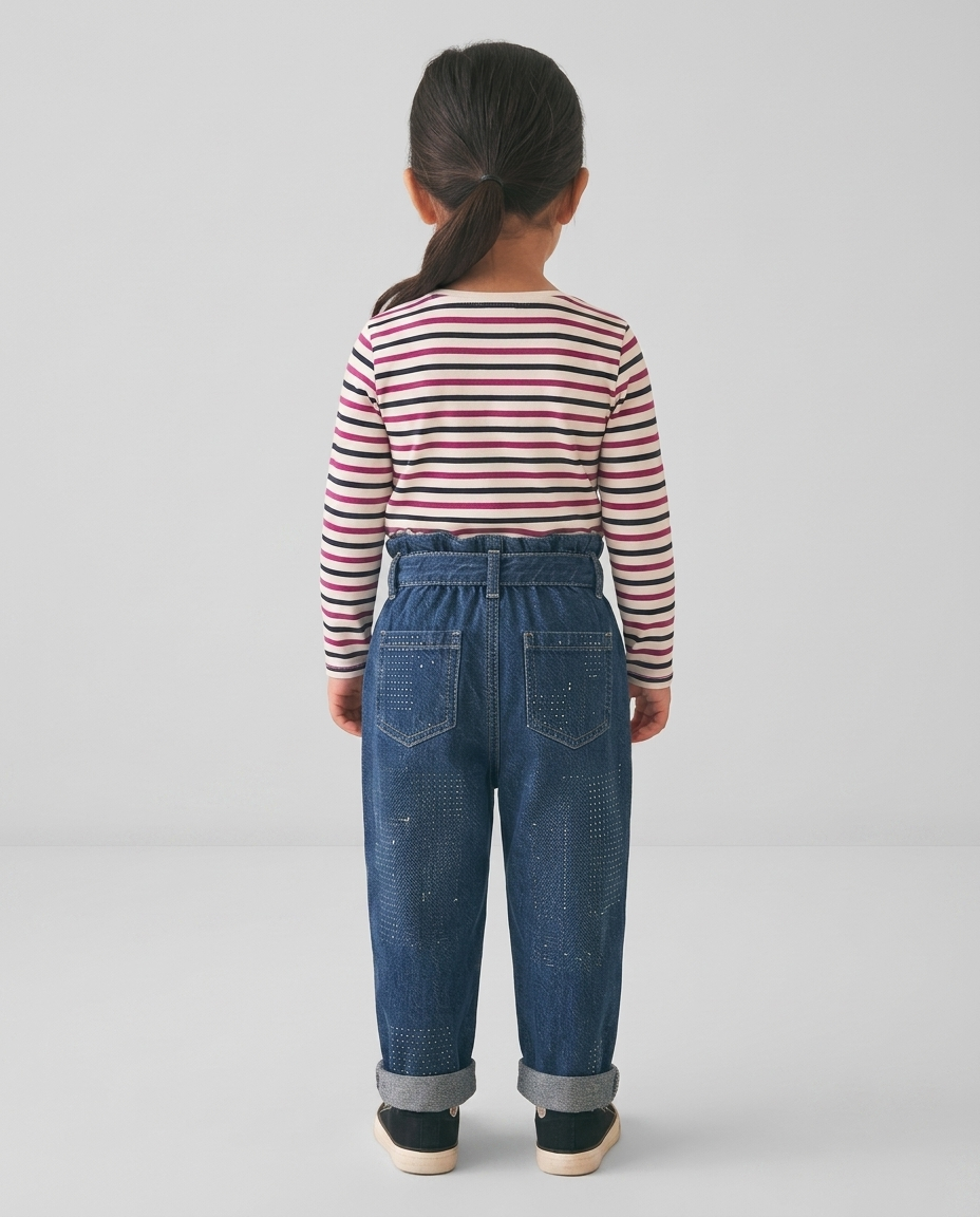 Bow Belt Jeans