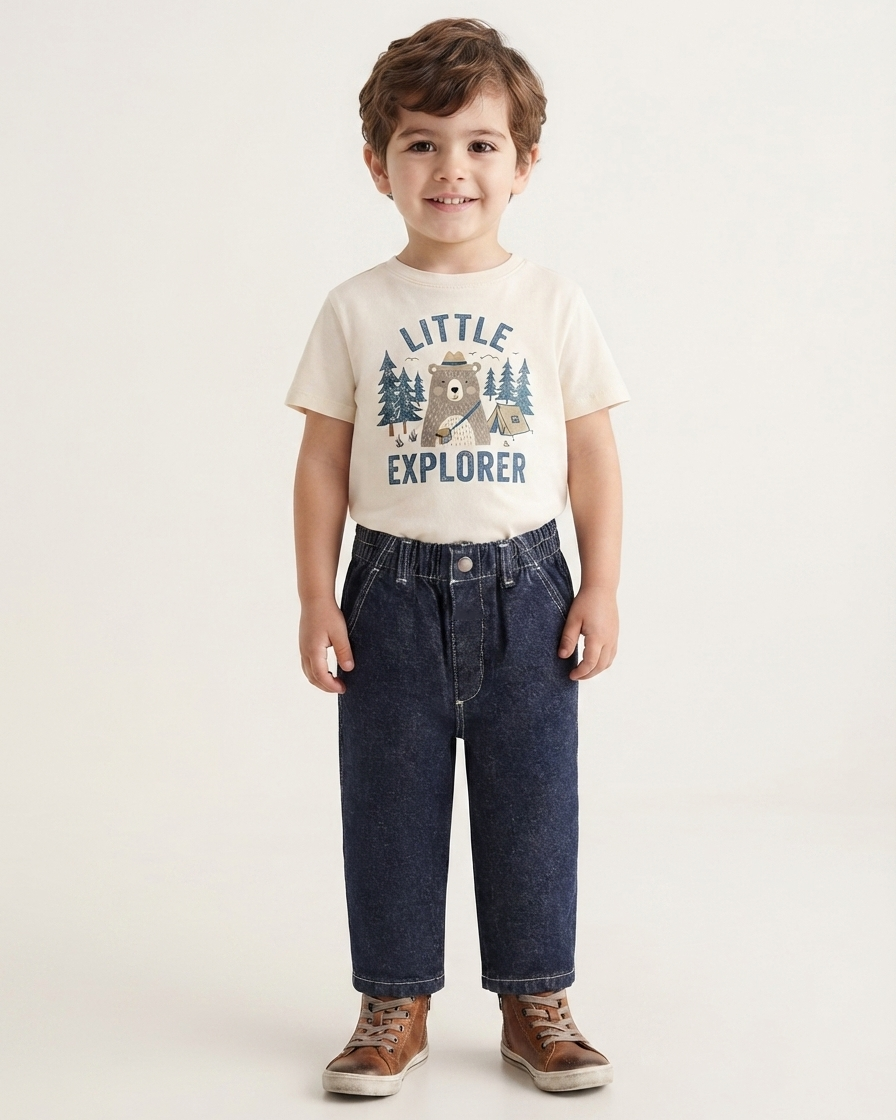 Dark Blue Raw Denim Pant