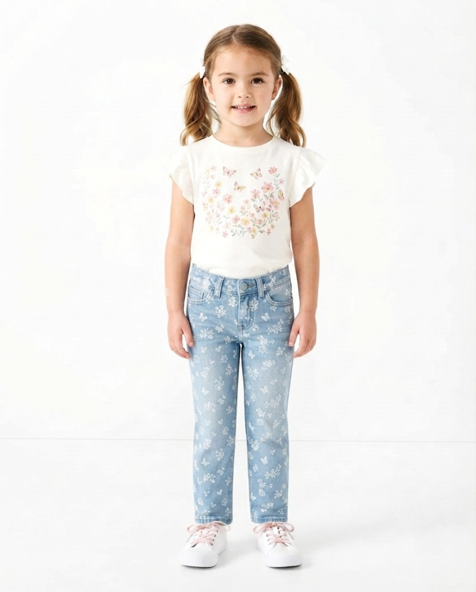 Printed Slim Jeans