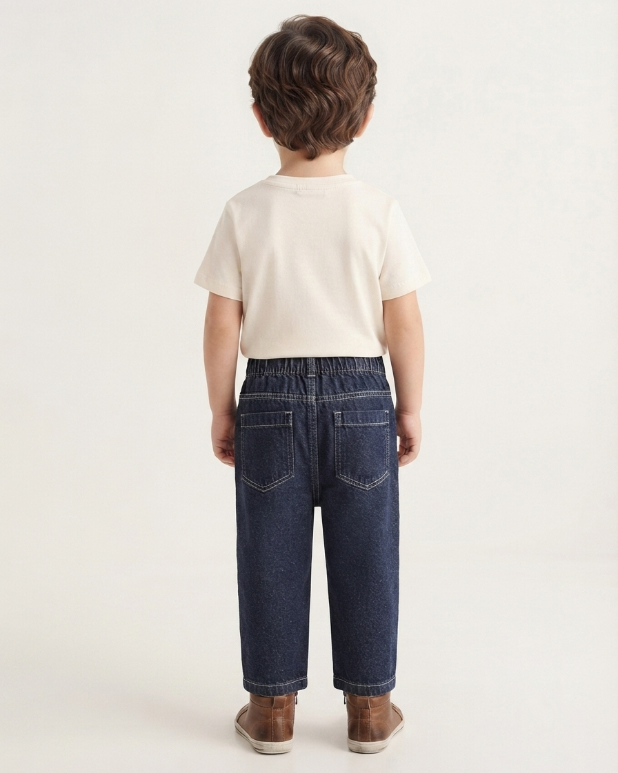 Dark Blue Raw Denim Pant