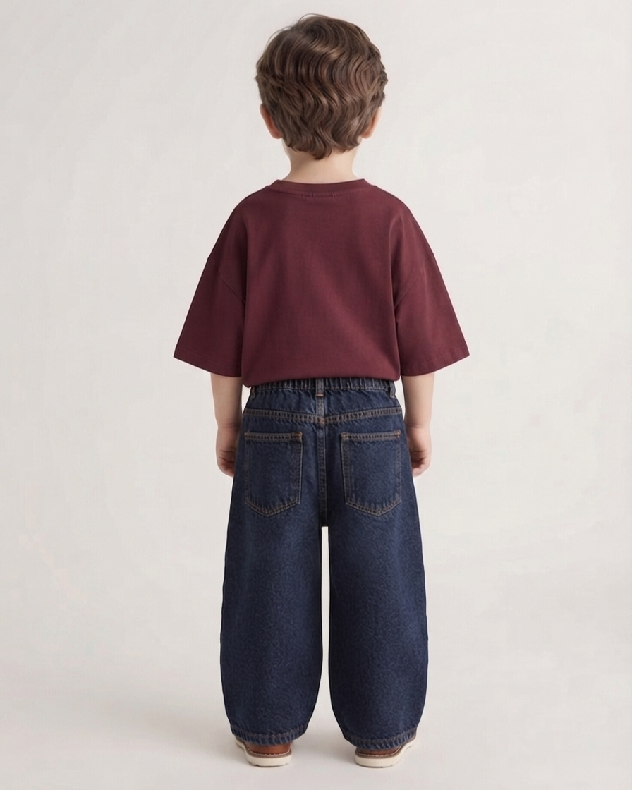 Wide Leg Indigo Jeans
