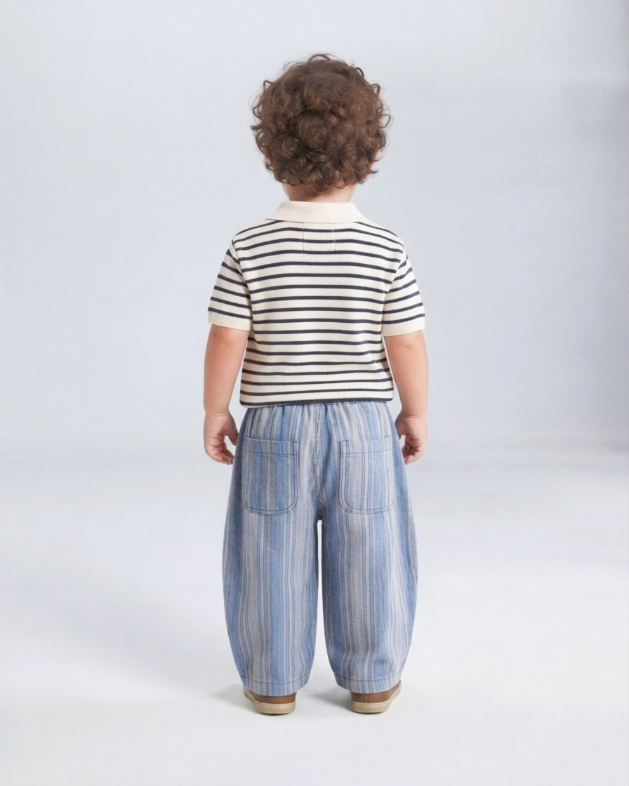 Yarn Dyed Baggy Jeans