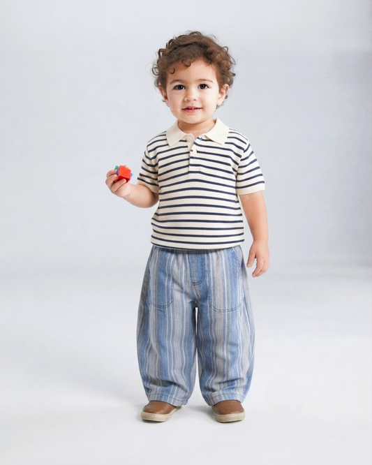 Yarn Dyed Baggy Jeans