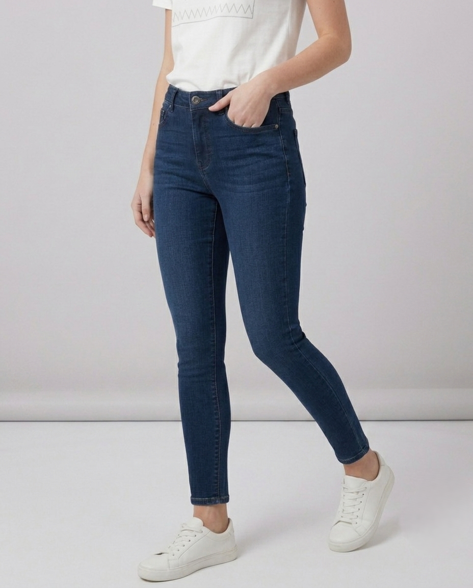 Dark Blue Skinny Stretchable Jeans