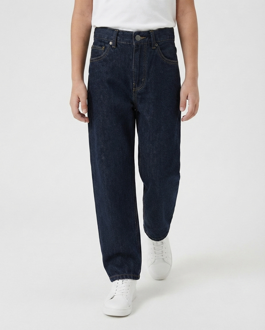 Boys Indigo Loose Fit Jeans