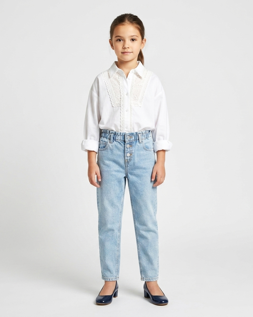 Slim Light Blue Tapered Jeans