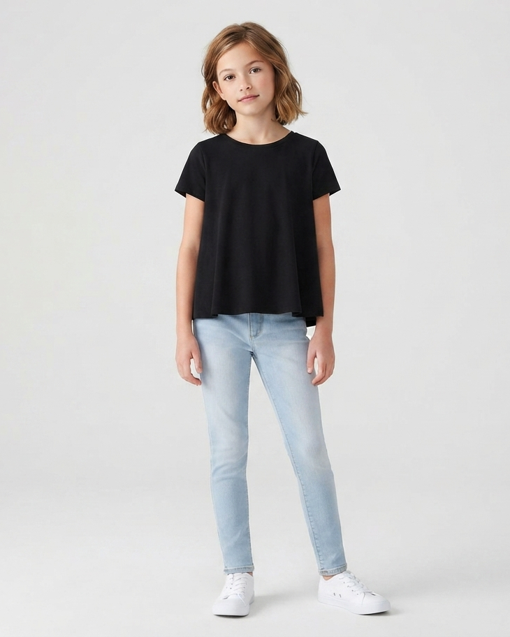 Light Blue Stretchable Skinny Fit Jeans