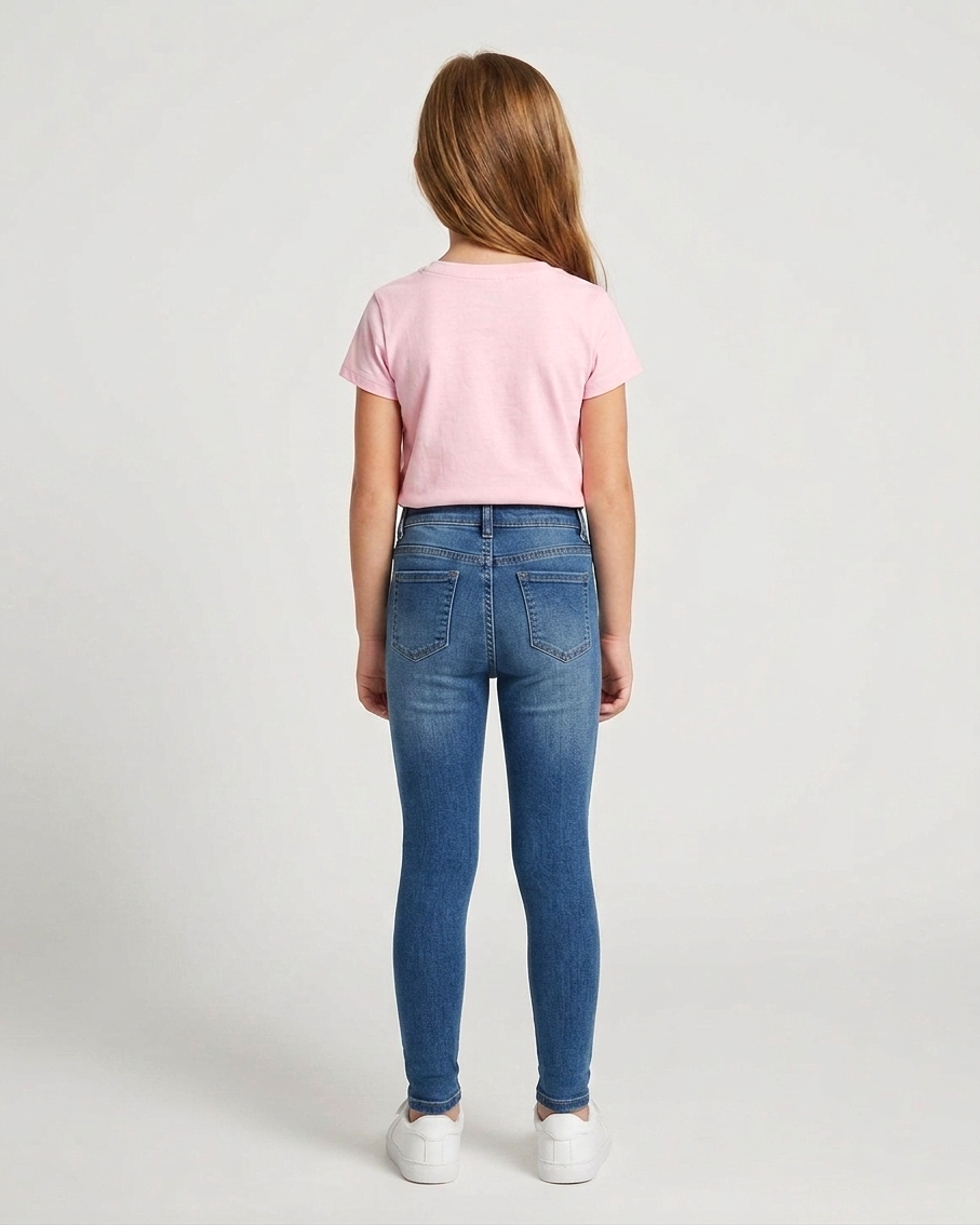 Medium Wash Stretchable Skinny Jeans