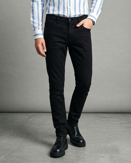 Men's Black Slim Fit Jeans