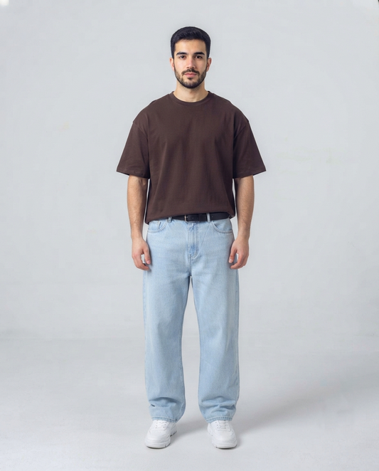 Sun Wash - Light Blue Baggy Jeans