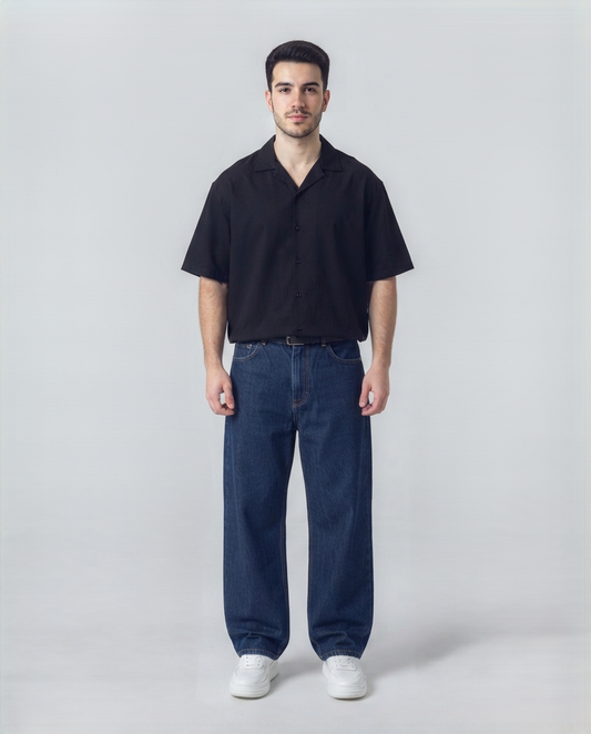 Dark Blue Baggy Jeans