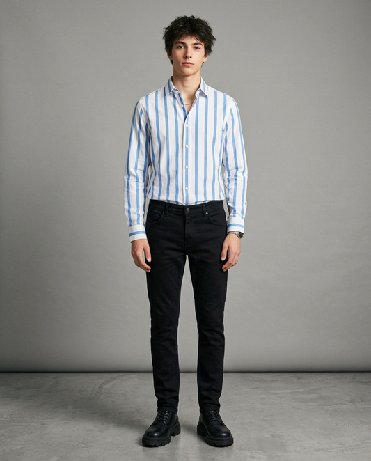Men's Black Slim Fit Jeans