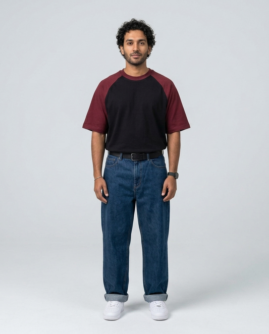 Stone Wash Blue Jeans