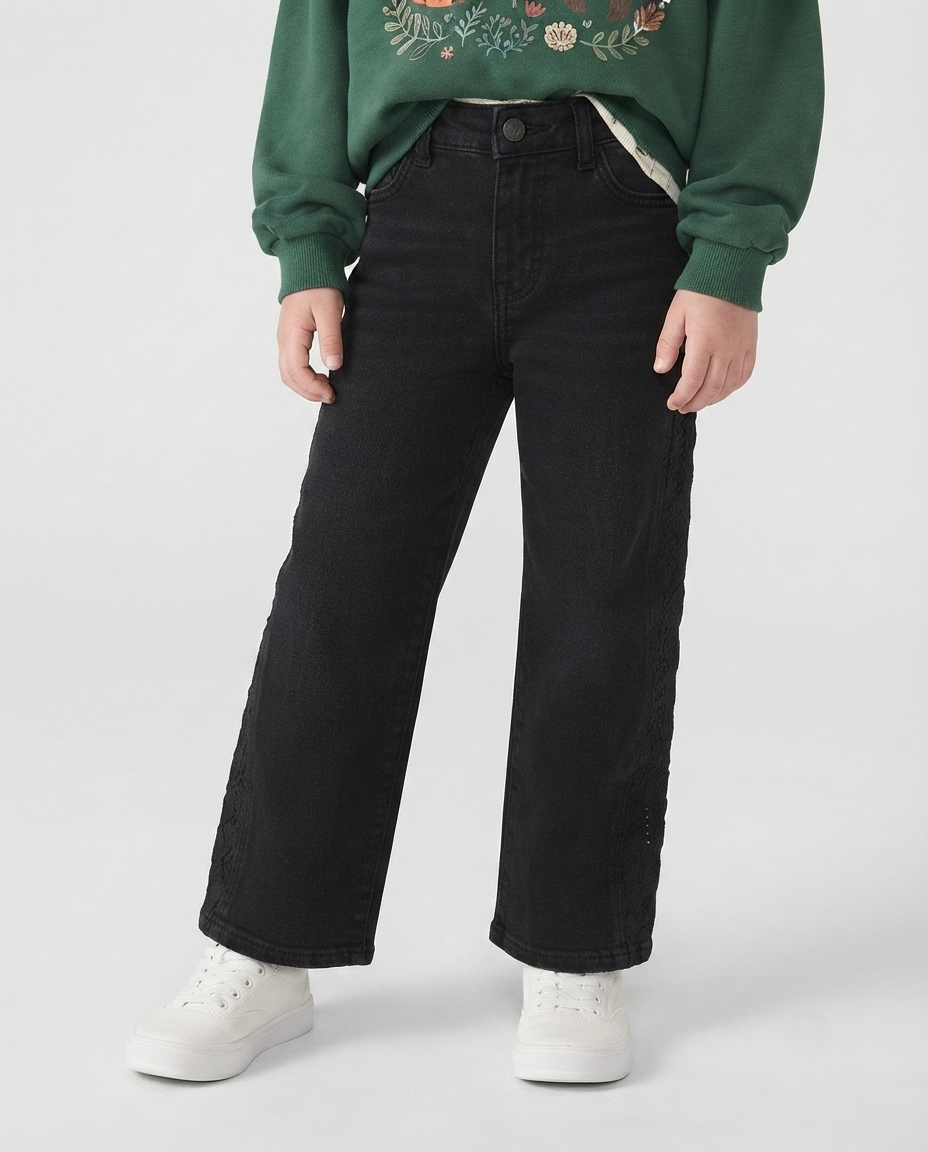Black Wide Leg Jeans