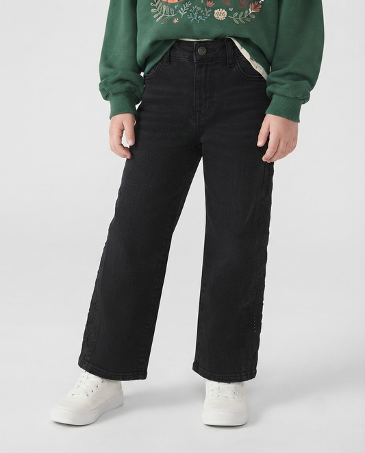 Black Wide Leg Jeans