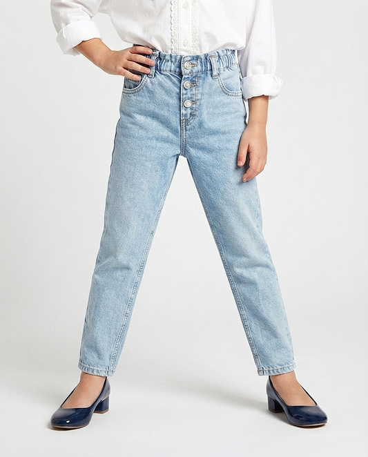 Slim Light Blue Tapered Jeans