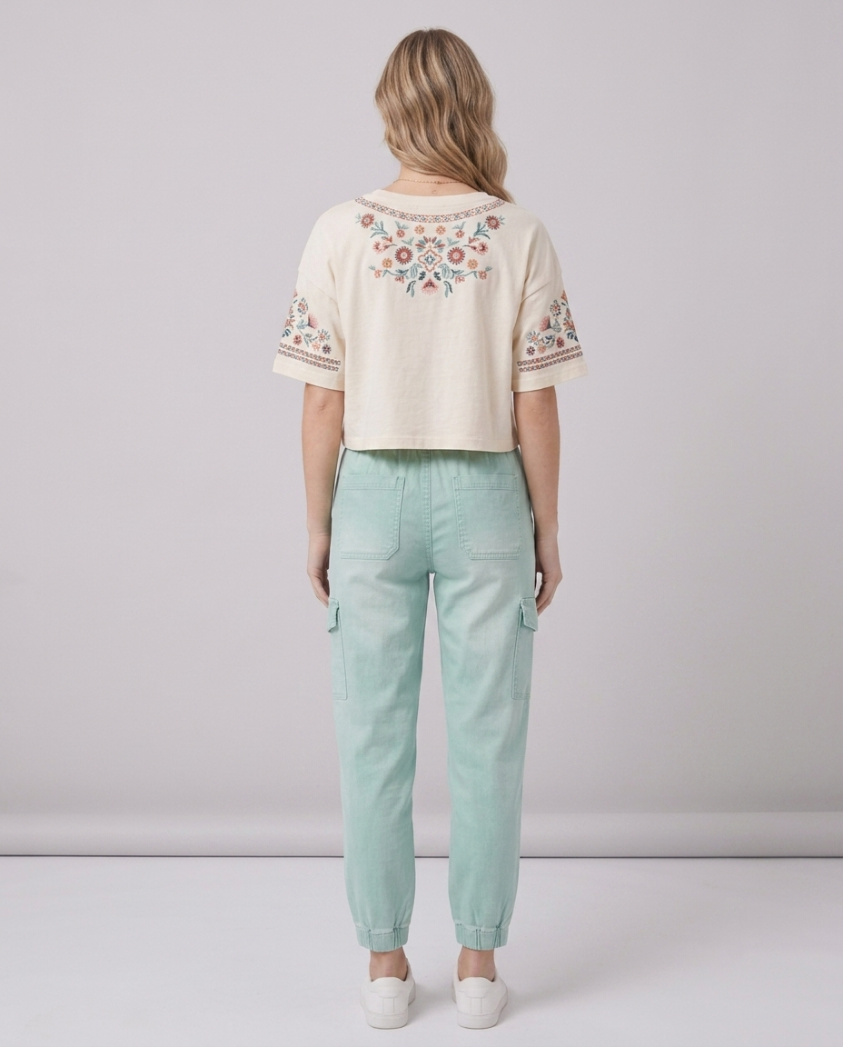 Summer Green Jogger Pant