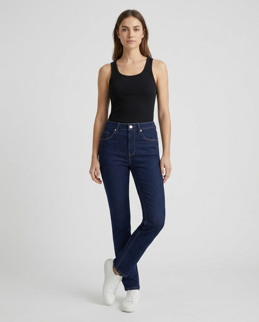 Slim Fit Indigo Jeans