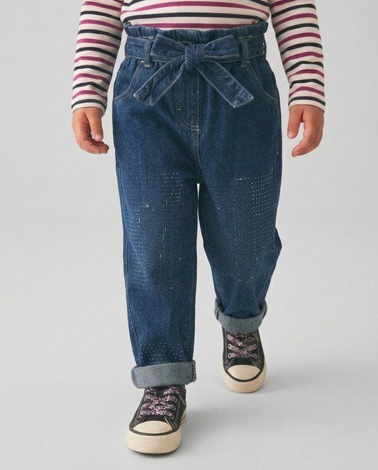 Bow Belt Jeans