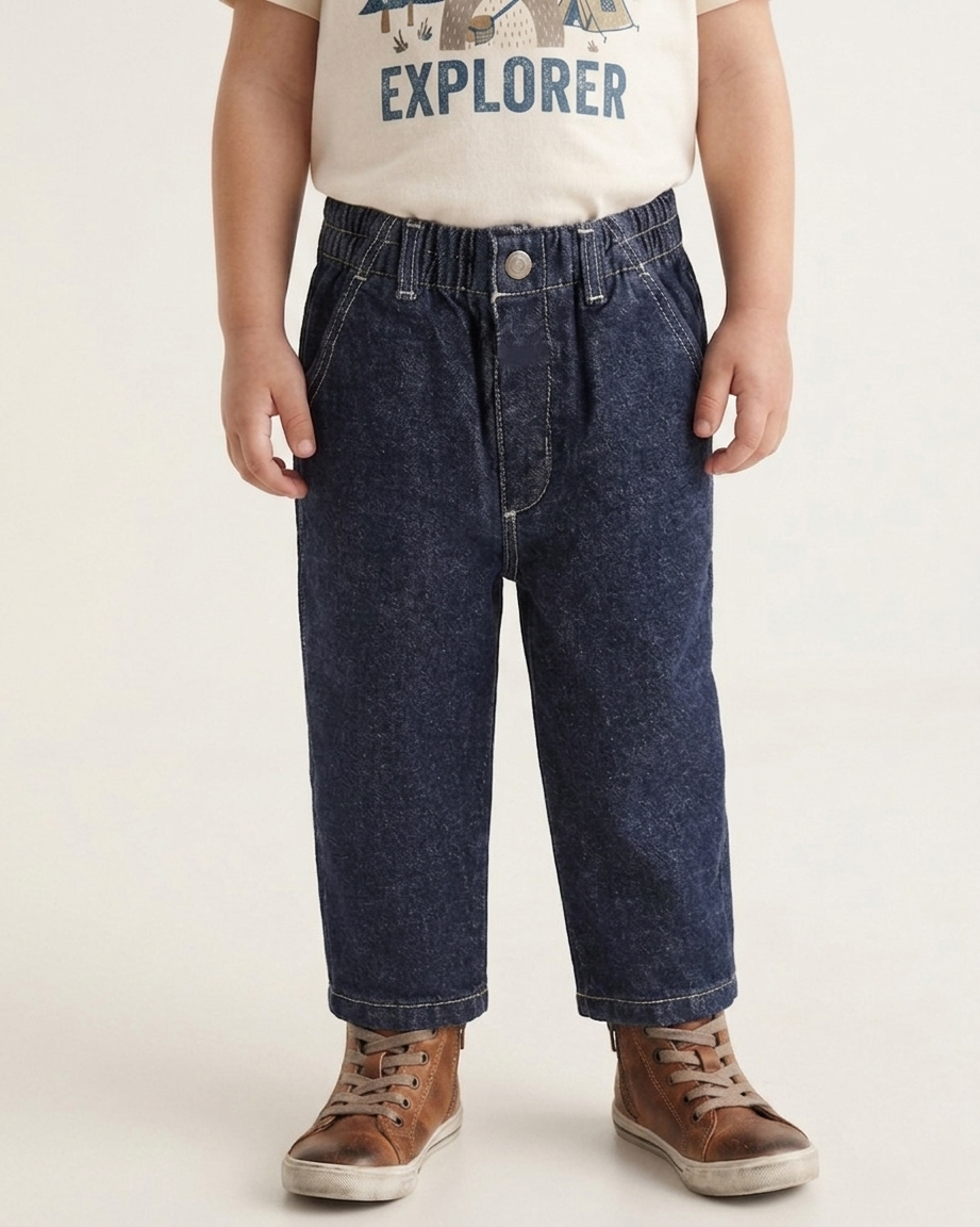 Dark Blue Raw Denim Pant