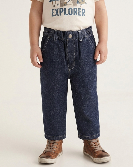 Dark Blue Raw Denim Pant