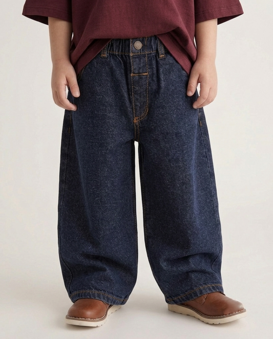 Wide Leg Indigo Jeans